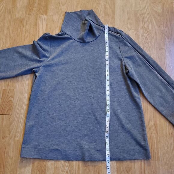 ✨COS✨ Funnel Neck Sleeve Zipper Top - [Size 12, Gray] - Picture 8 of 11
